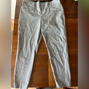 Gray Women's Bengaline Ankle Pants